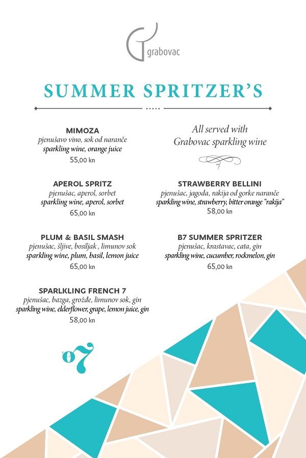 spritzers menu