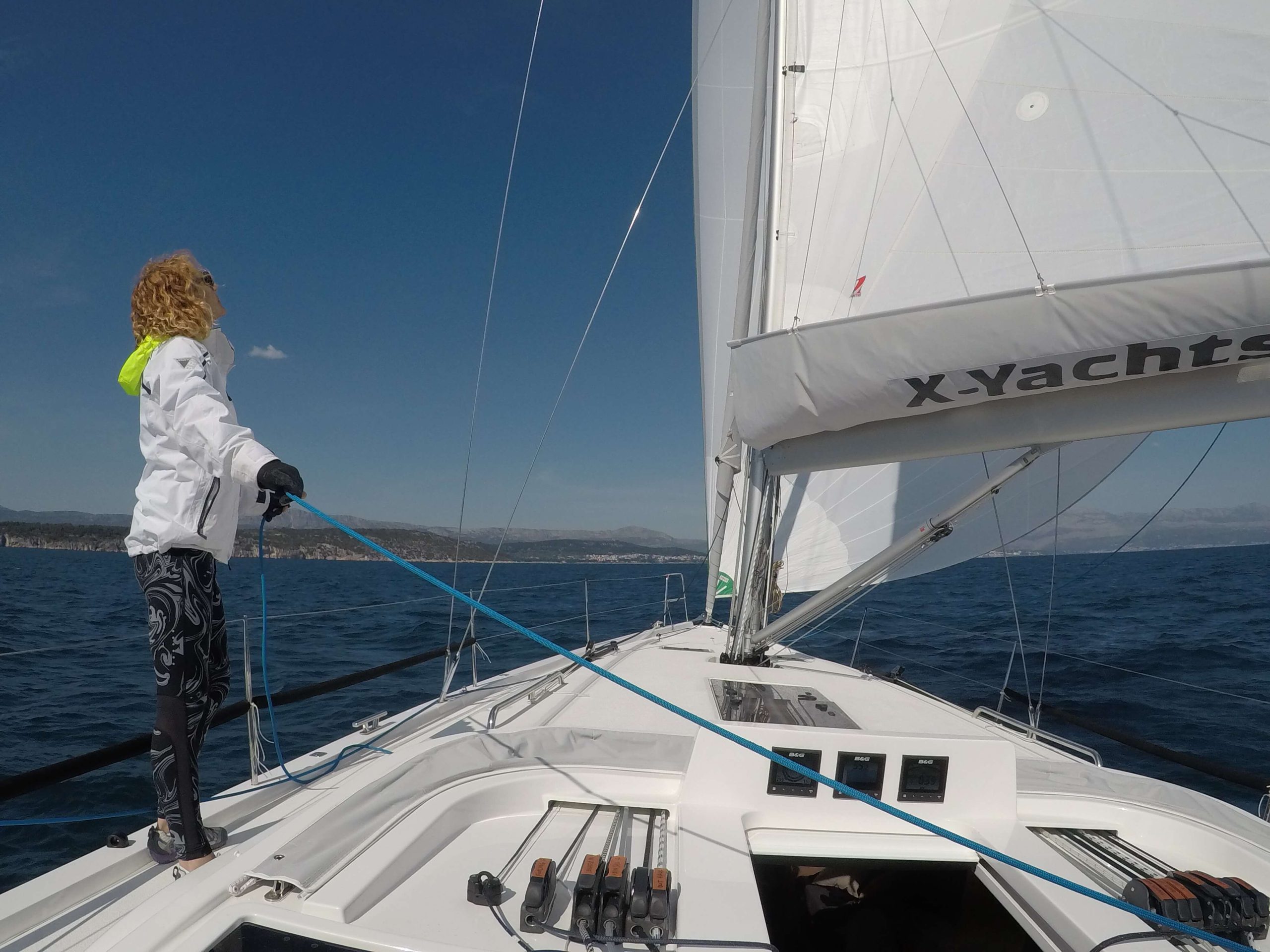 learning to sail in Croatia.JPG
