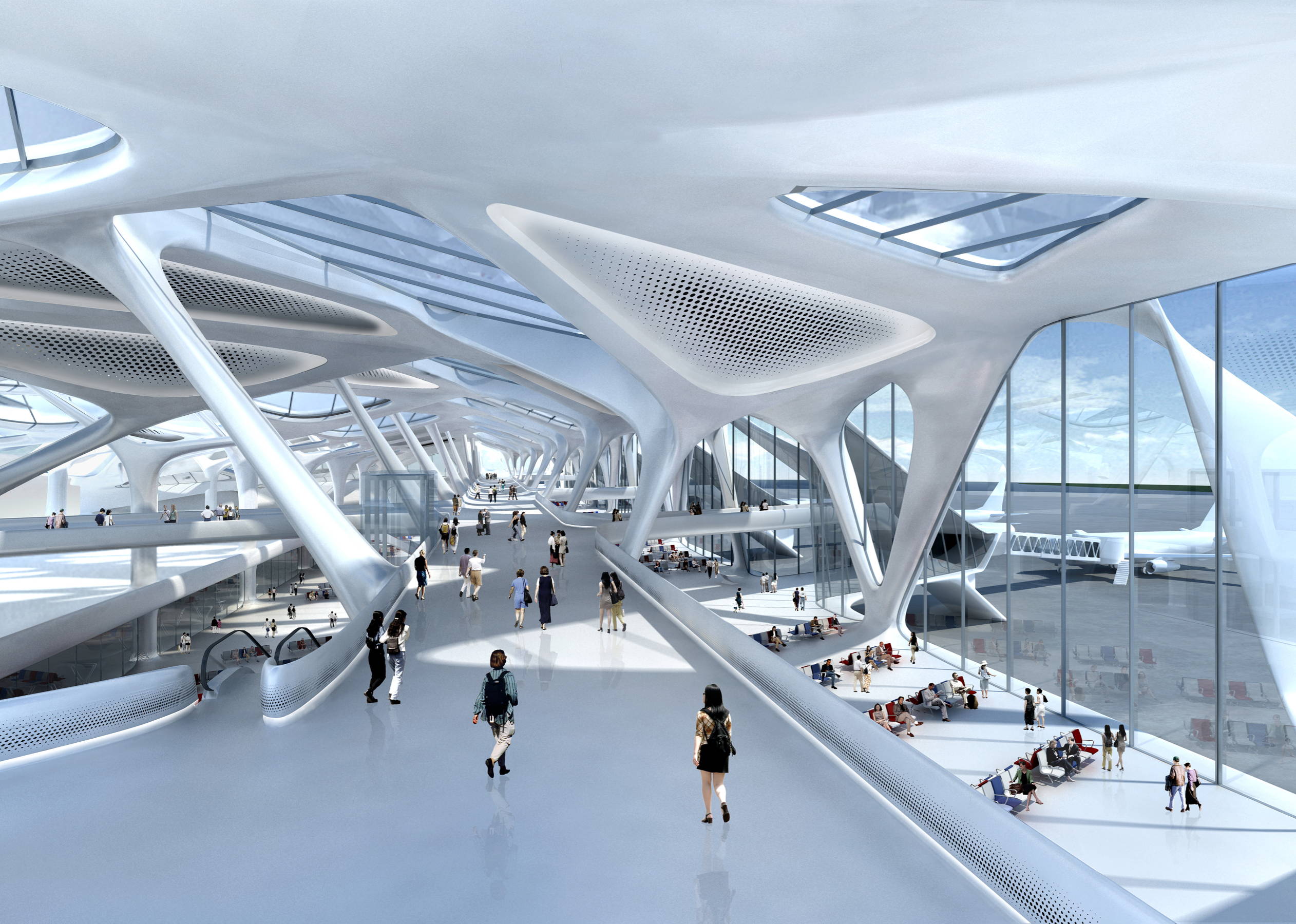 In Memory Of Zaha Hadid Zagreb Airport As Imagined By Iconic Architect