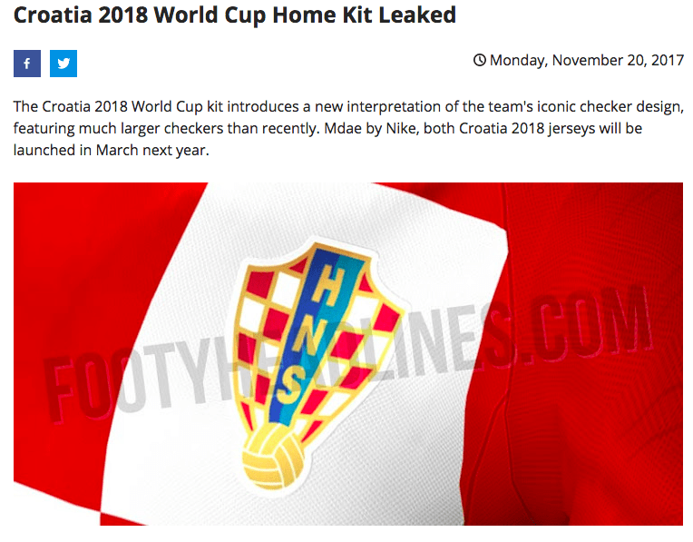 New Croatia National Team Jersey Among Most Expensive at World Cup - Total  Croatia