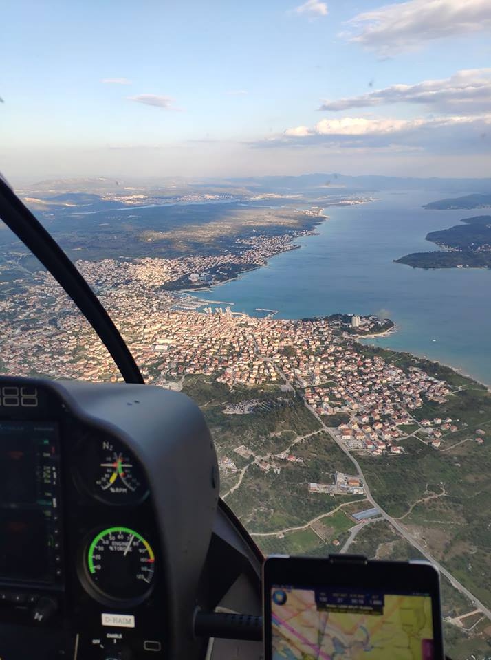 helicopter tour croatia