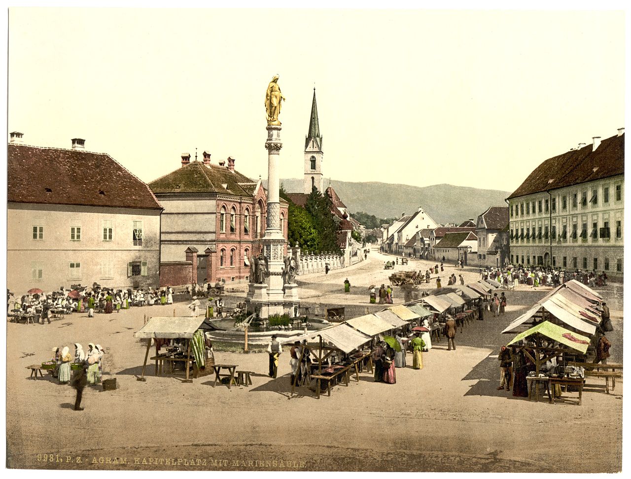 Agram,_Capital_Palace,_with_Maria_Statue,_by_Fernkorn,_Croatia,_Austro-Hungary-LCCN2002710734.jpg