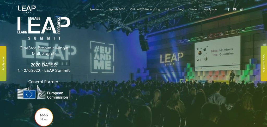 Screenshot | Leap Summit Zagreb 2020