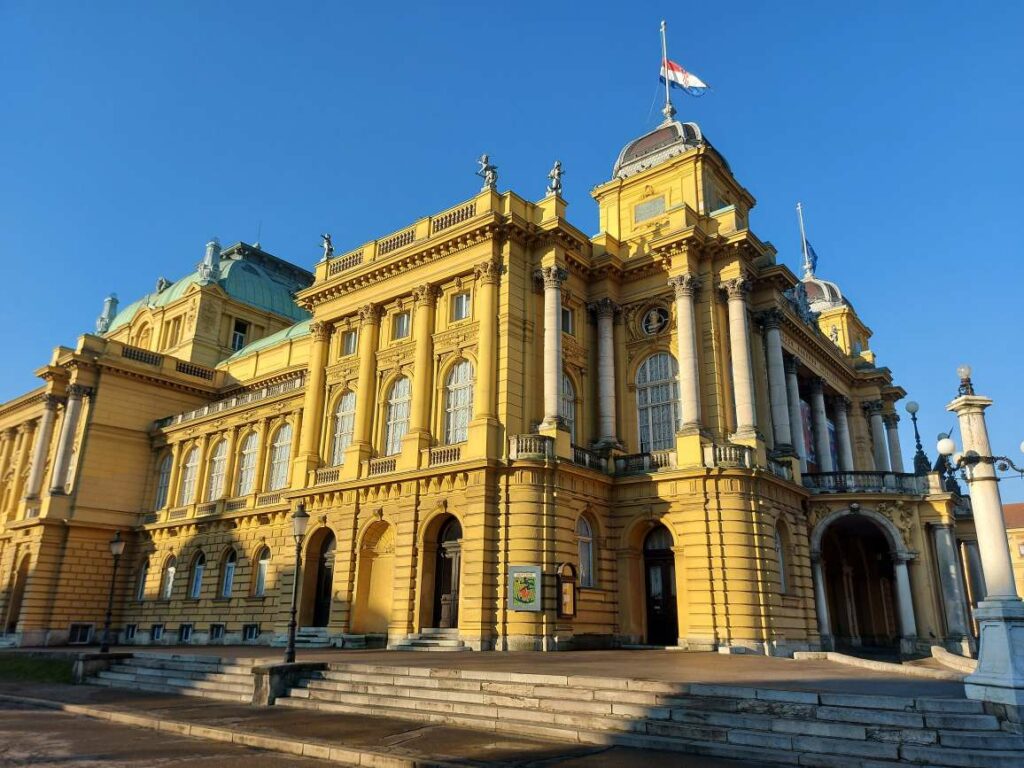 Le Théâtre national croate de Zagreb