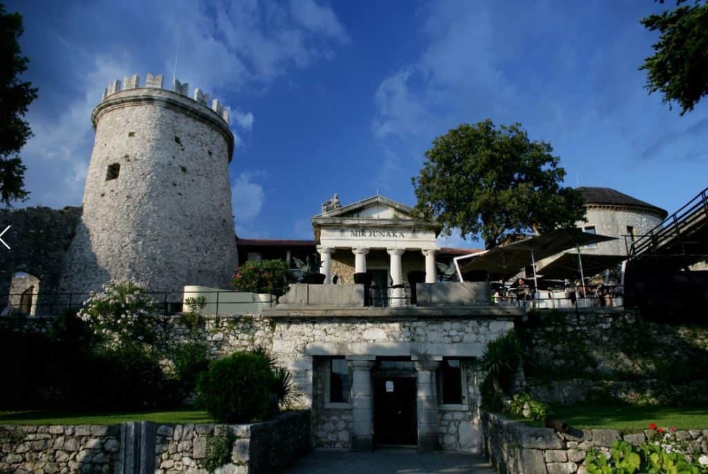 Trsat castle in Rijeka Primorje-Gorski Kotar County (Kvarner)