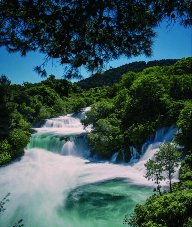 krka national park waterfalls romulic stojcic