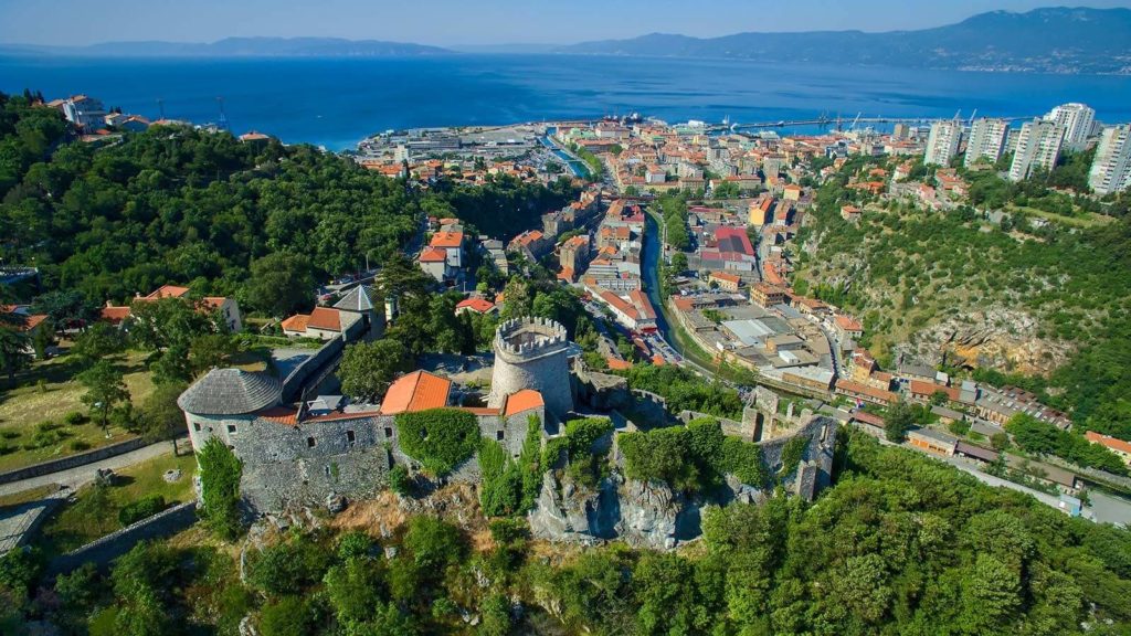 Rijeka from Trsat castle