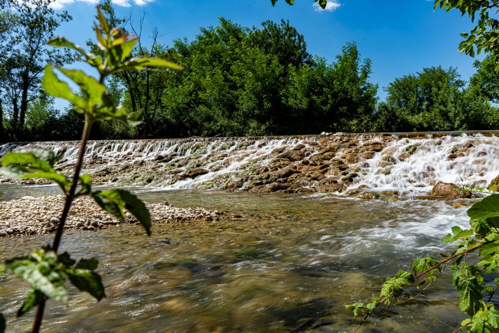 The river Zrmanja in Knin