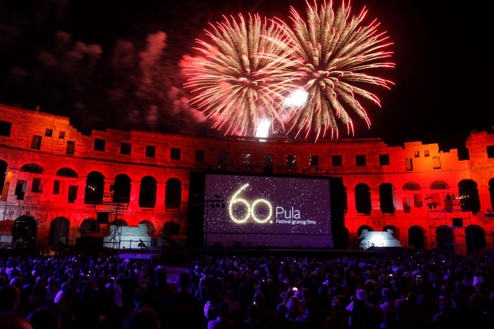 Vintage shot of Pula Film Festival. © Pula Tourist Board.