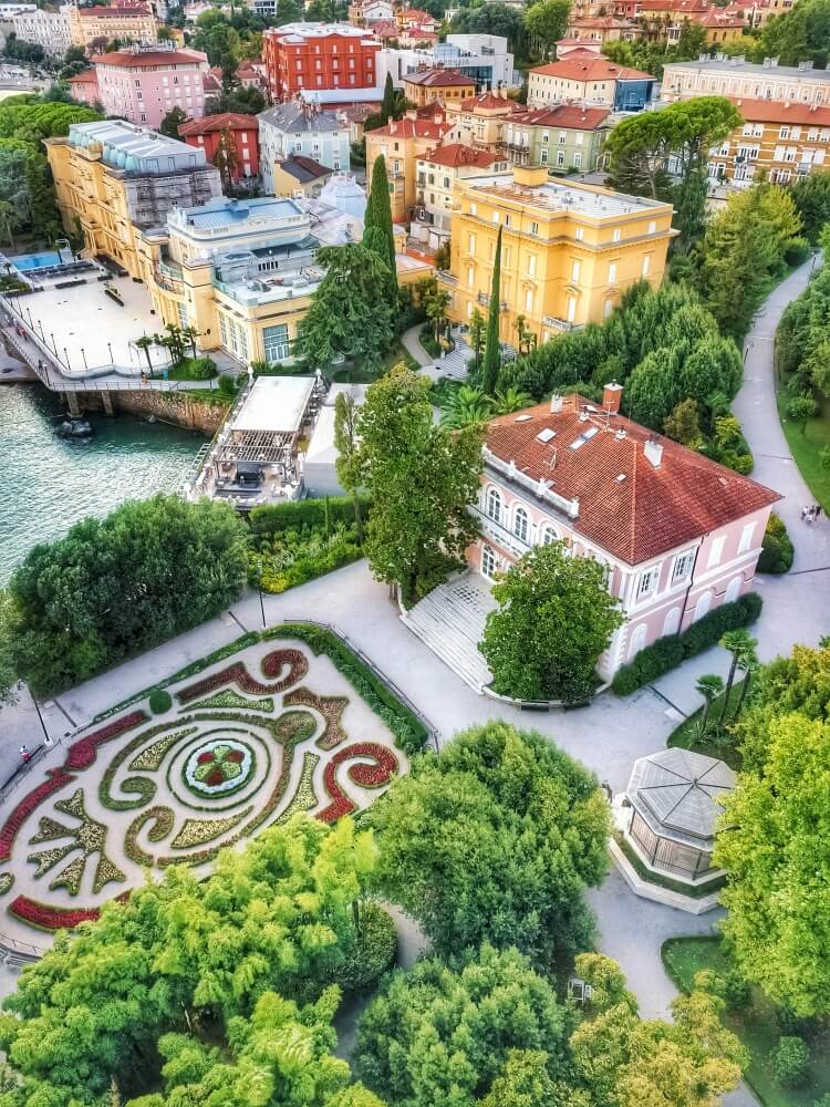 Opatija from above