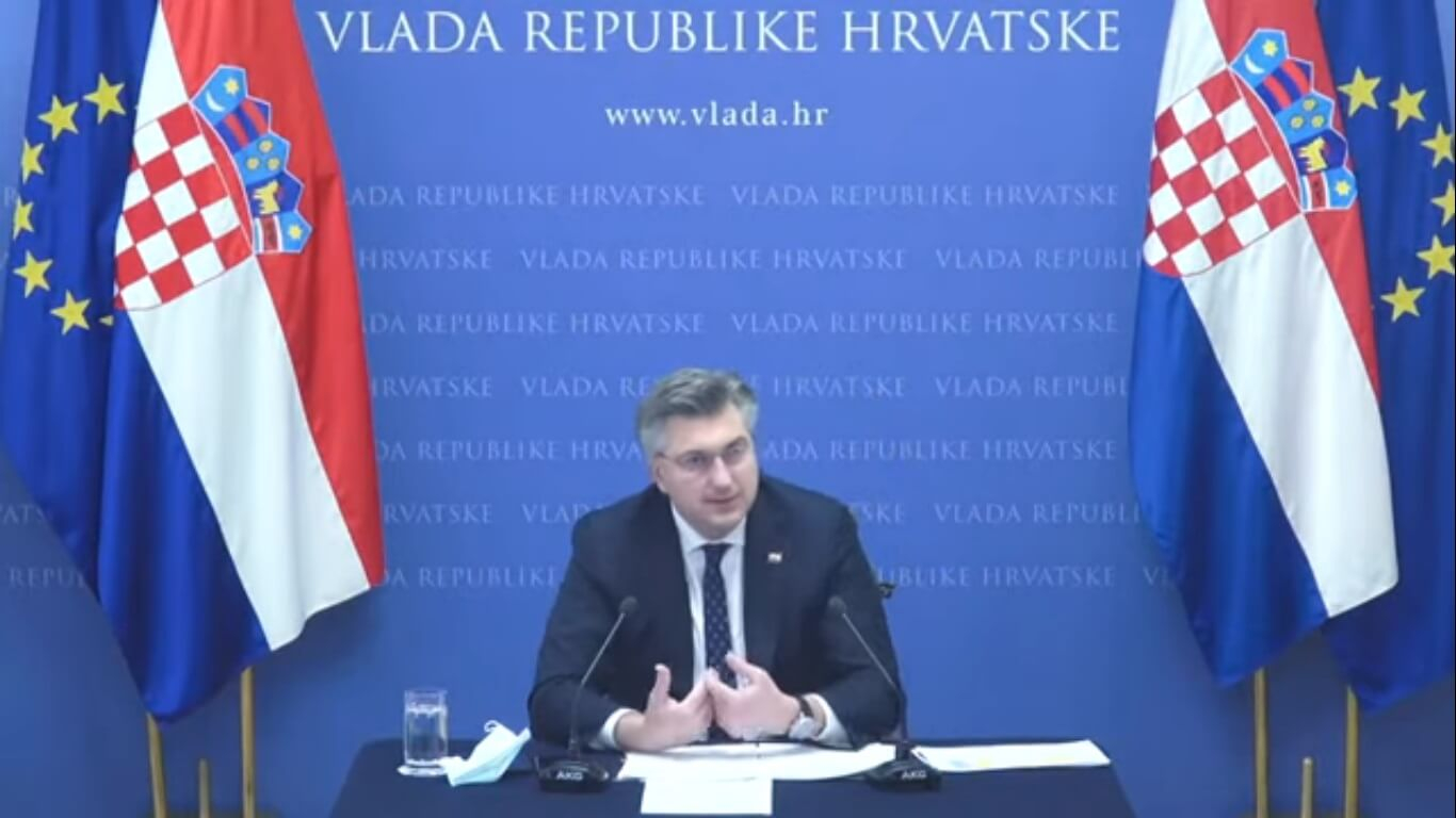 screenshot/ Vlada Republike Hrvatske