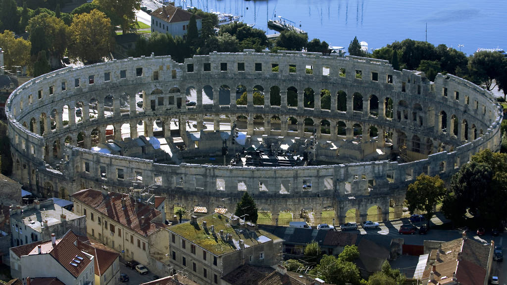 Pula Arena © Tourist Board of Istria.