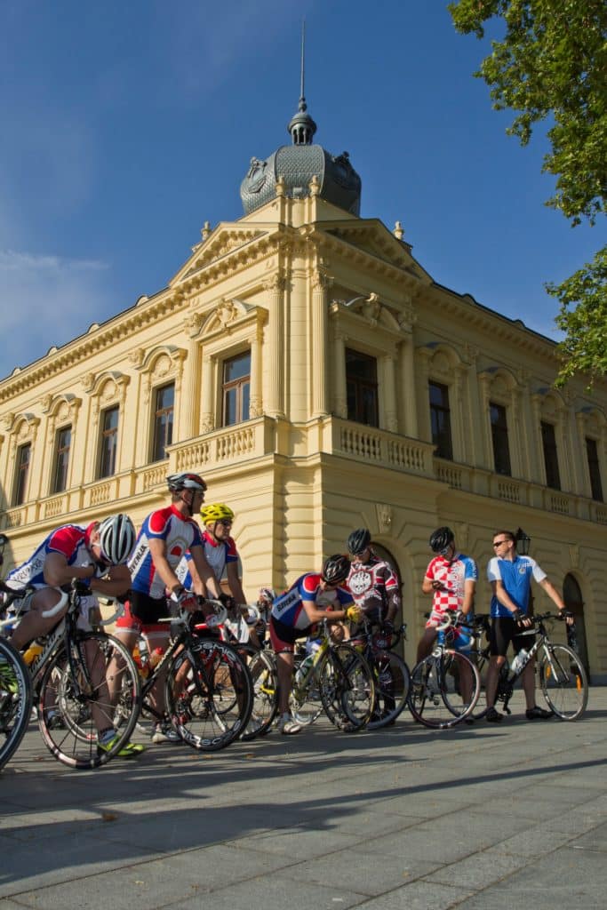 cycling in Vukovar