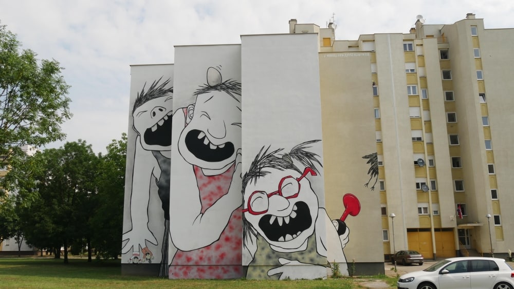 Vukovar street art by Ella & Pitr (2018)