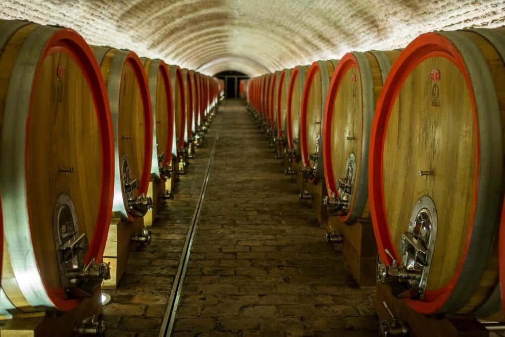 In the Belje cellars, Knezevi Vinogradi 