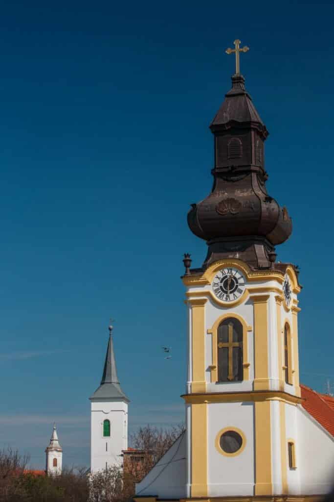 The three churches of Kneževi Vinogradi