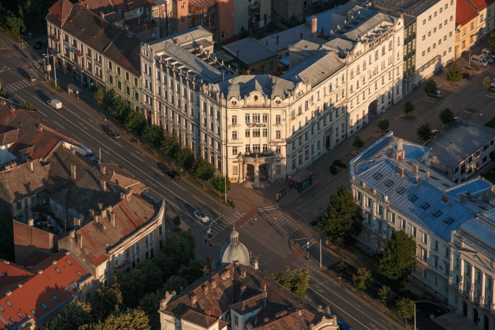 the post office in Osijek