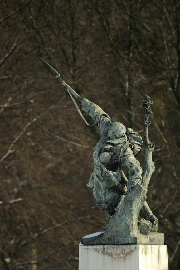 Dying Soldier' by Robert Frangeš-Mihanović