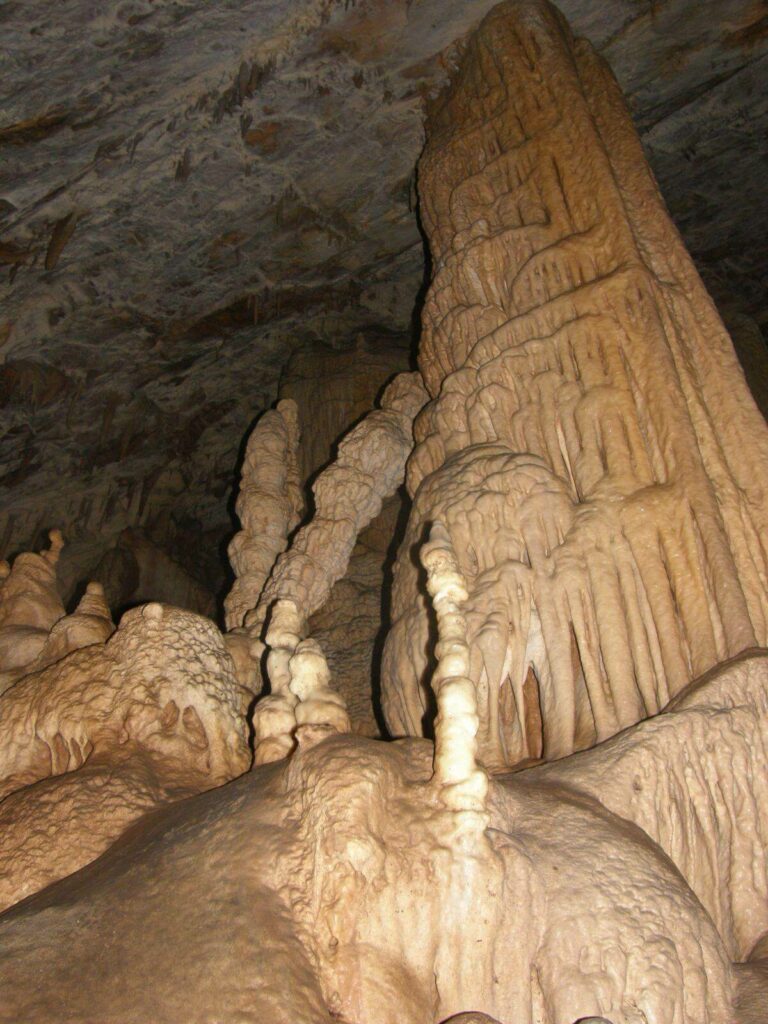 Rock formations in the caves of Paklenica © Paklenica National Park.
