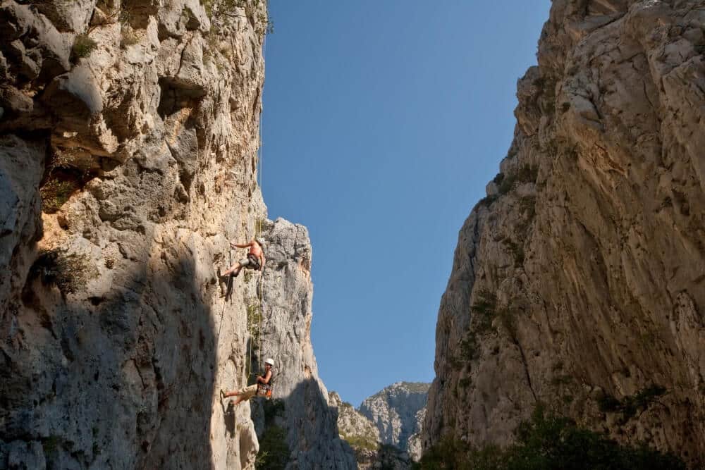 Climbing in Paklenica © Mario Romulić.