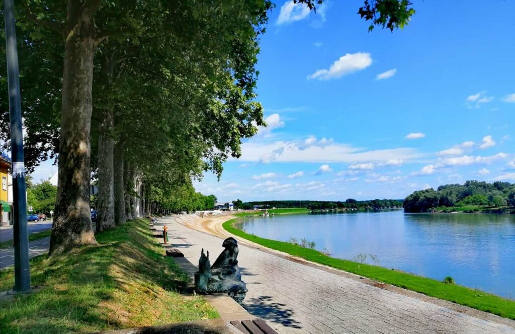 Summer on the Sava in Slavonski Brod