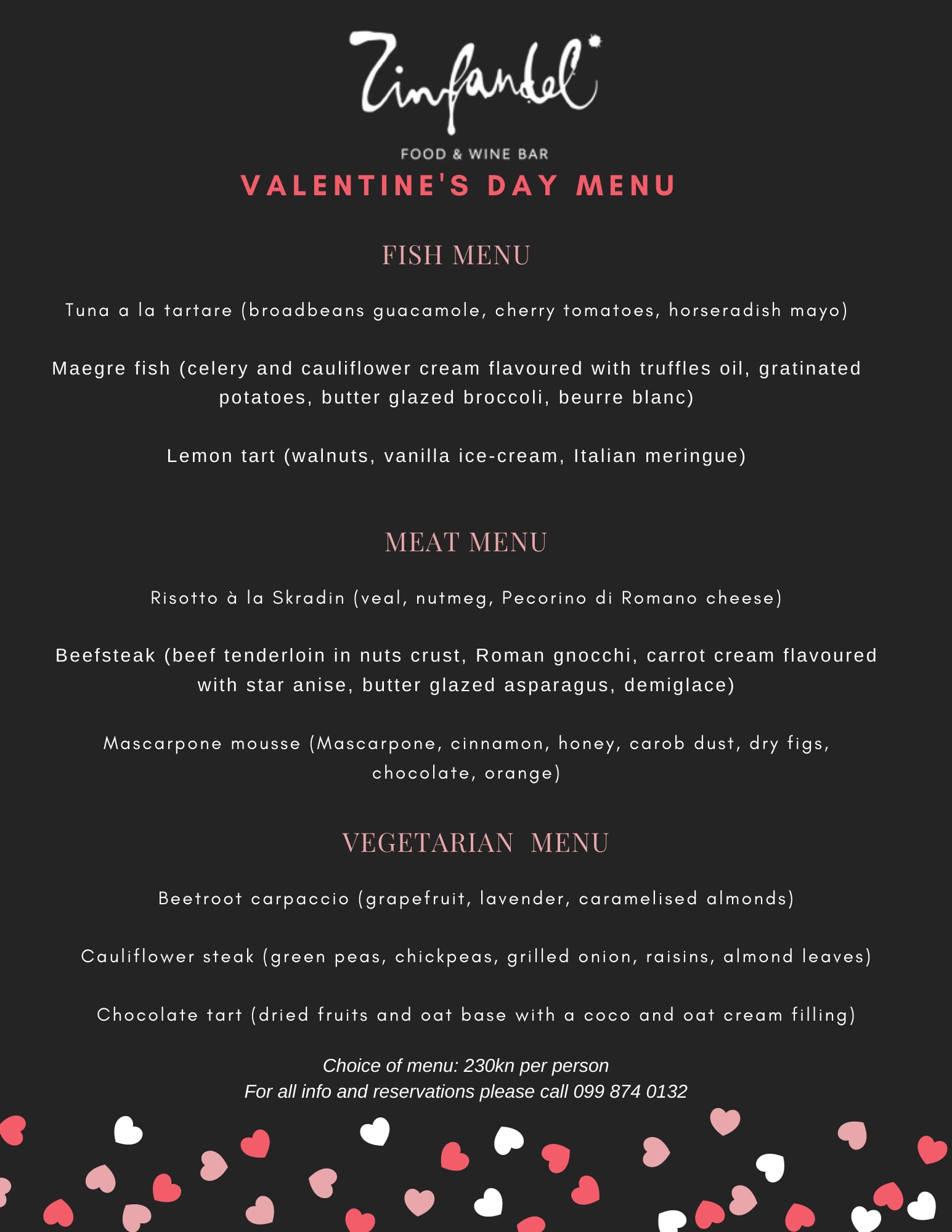 2022 Valentine s Day in Split Romantic Menus and More Total Croatia