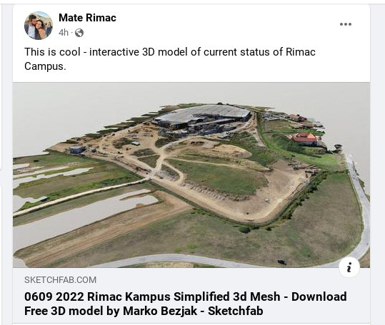 Facebook/Mate Rimac/Screenshot