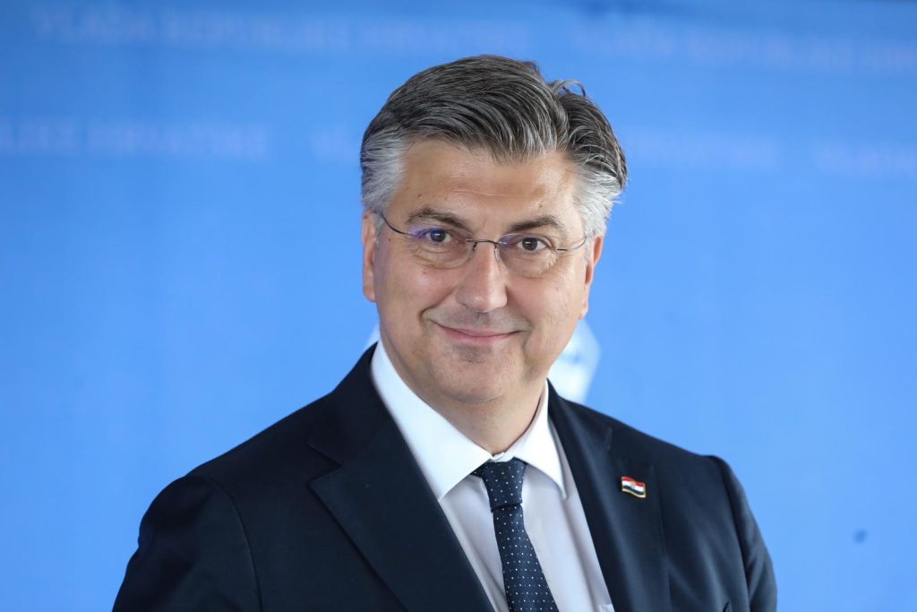 eu croatia, photo of plenkovic