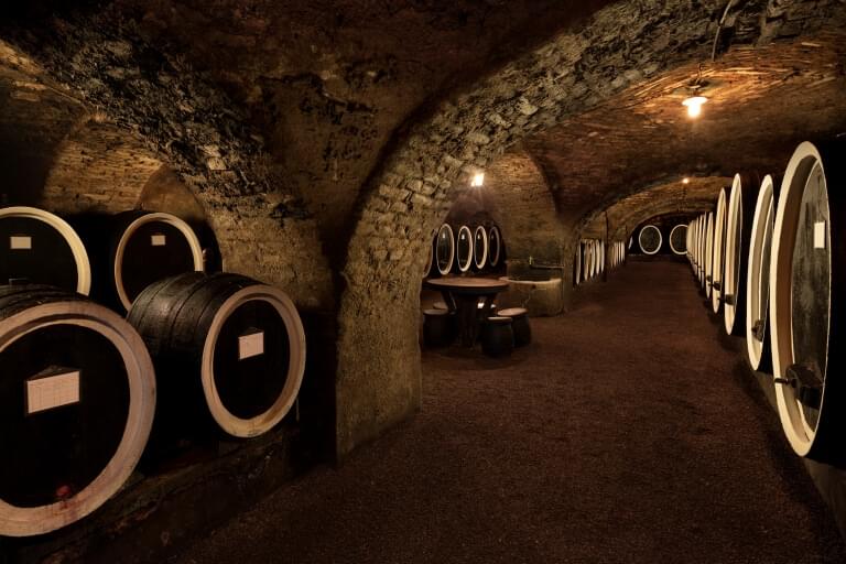 Image of the oldest Croatian wine cellar at the Kutjevo Winery