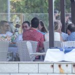 celebrities love croatia - Jeff Bezos, Katy Perry, Orlando Bloom, Usher having lunch