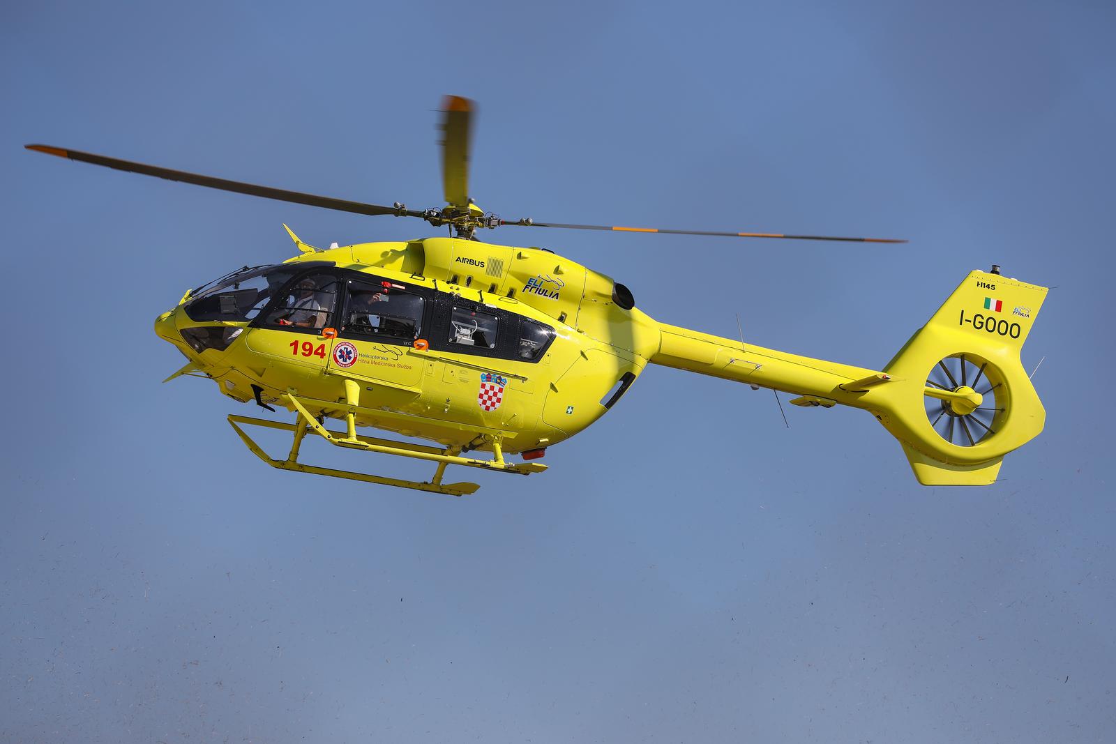 helicopter ambulance in croatia