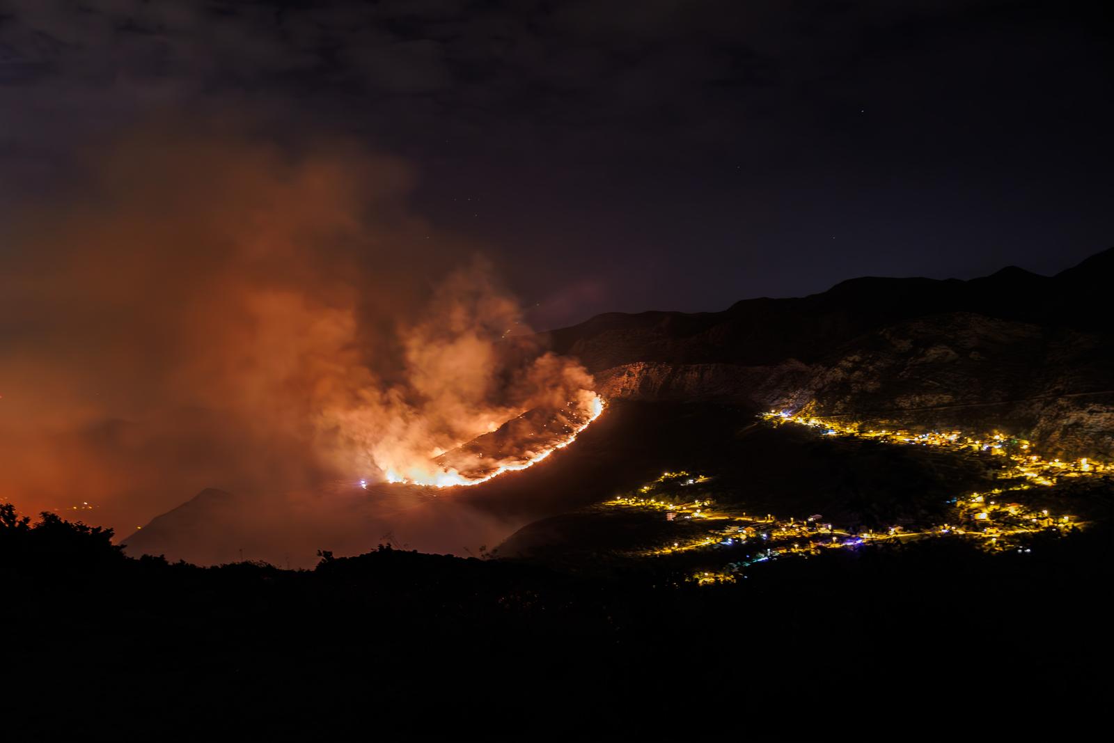 fire at žrnovnica