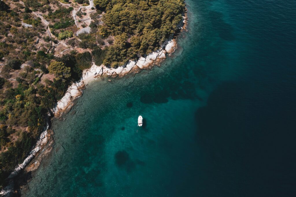 deepest point croatian waters