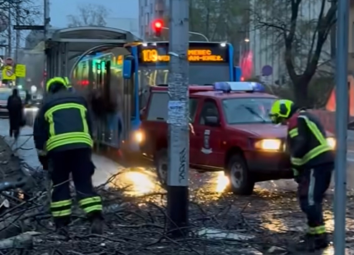 violent zagreb storm