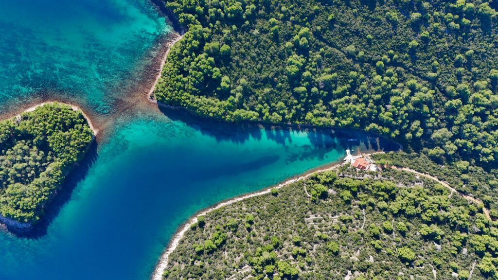 croatian island with island inside