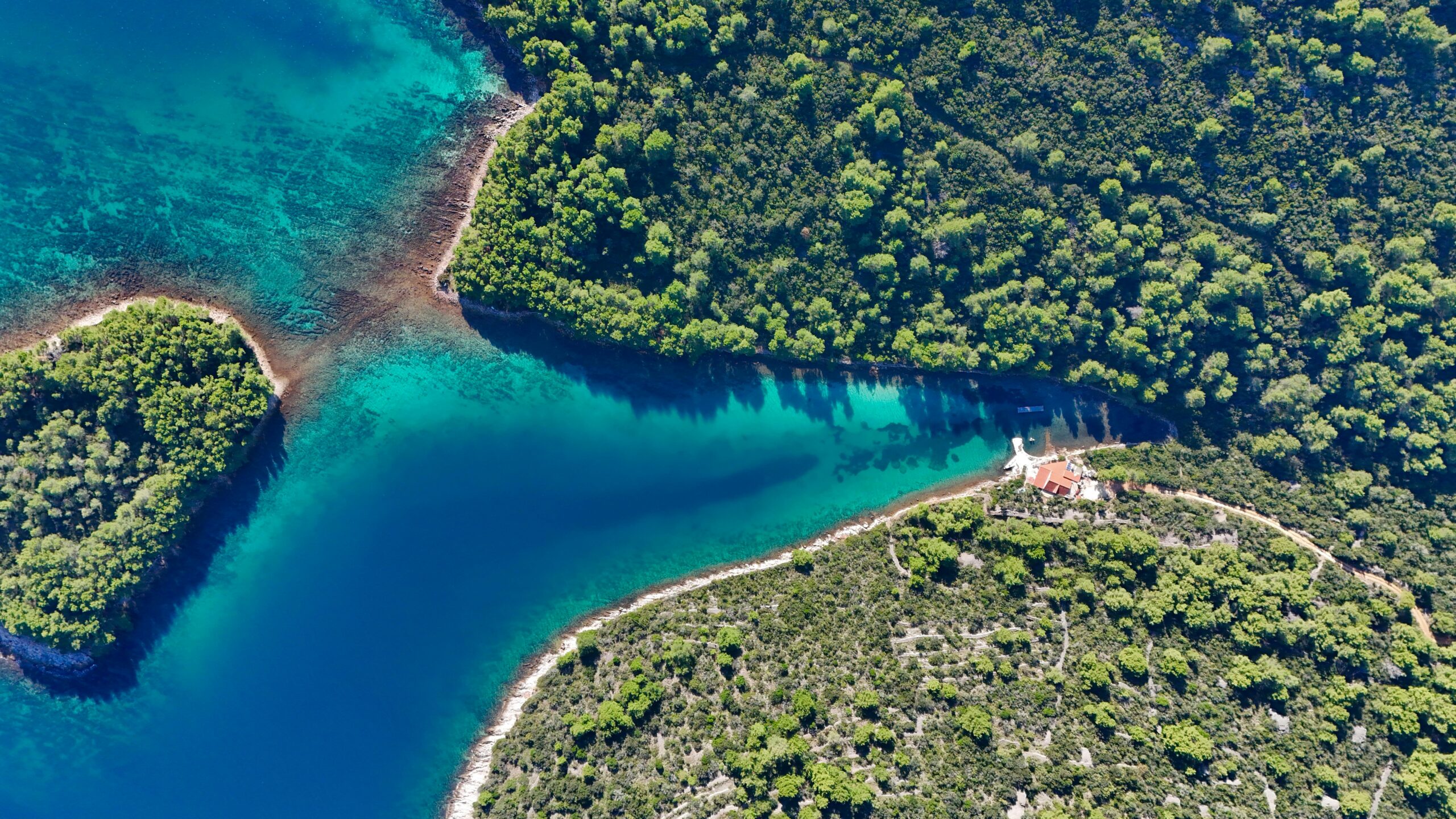 croatian island with island inside