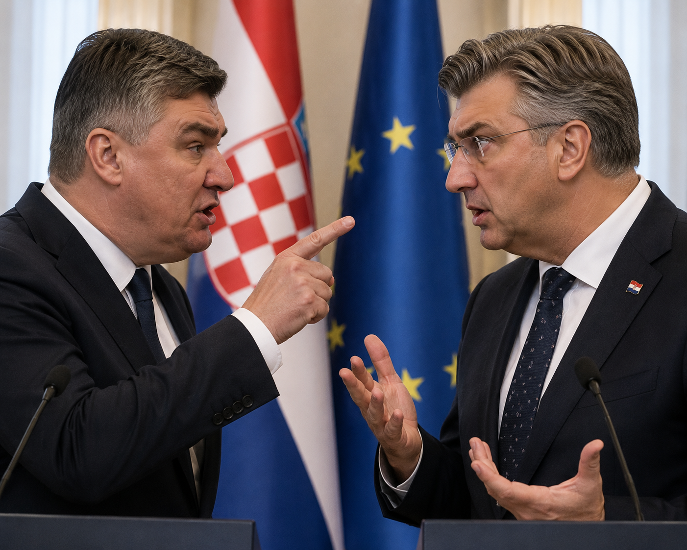 conflict milanović plenković