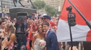 american newlyweds croatia fans