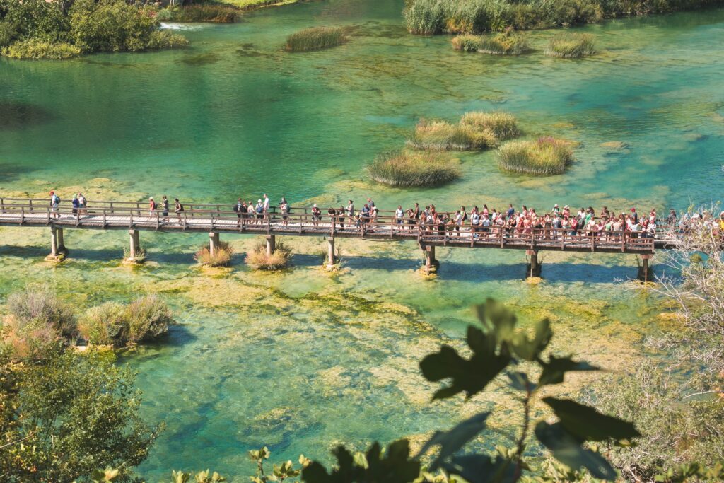 croatian national parks tourist masses