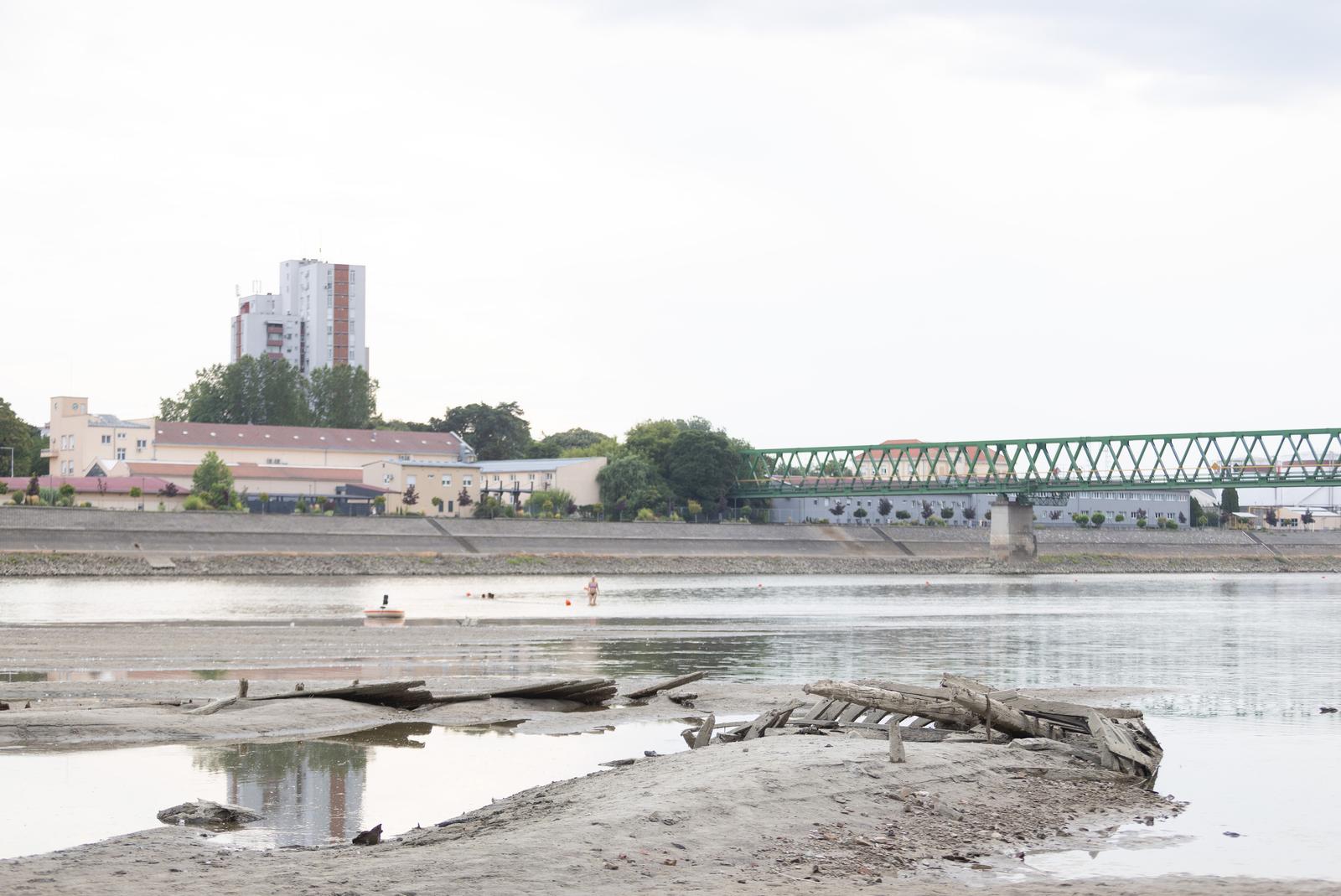 lowest water levels osijek