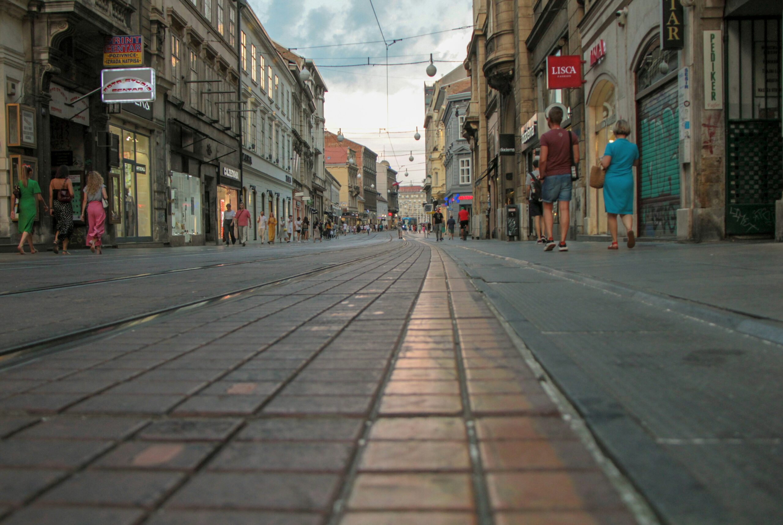 zagreb tram track renovation