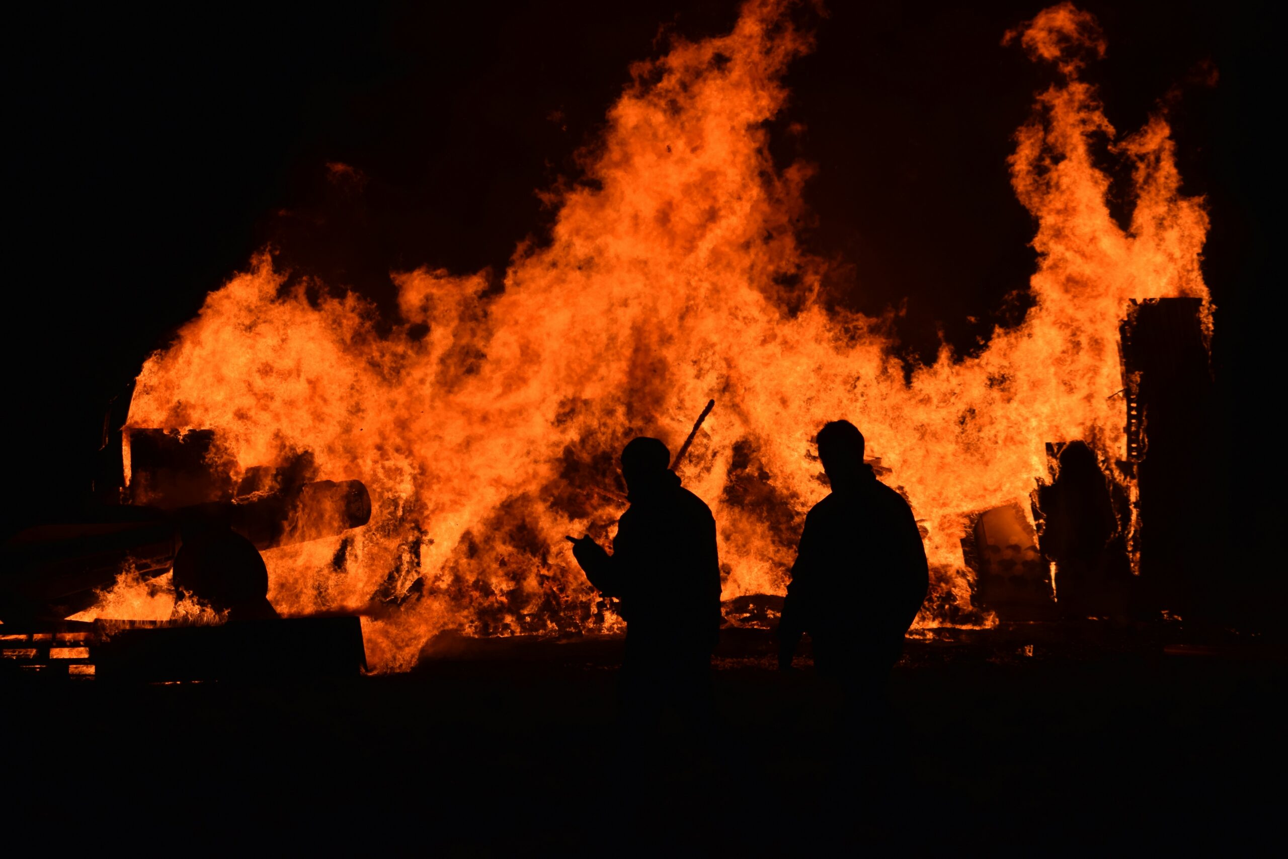 material damage Omiš fire