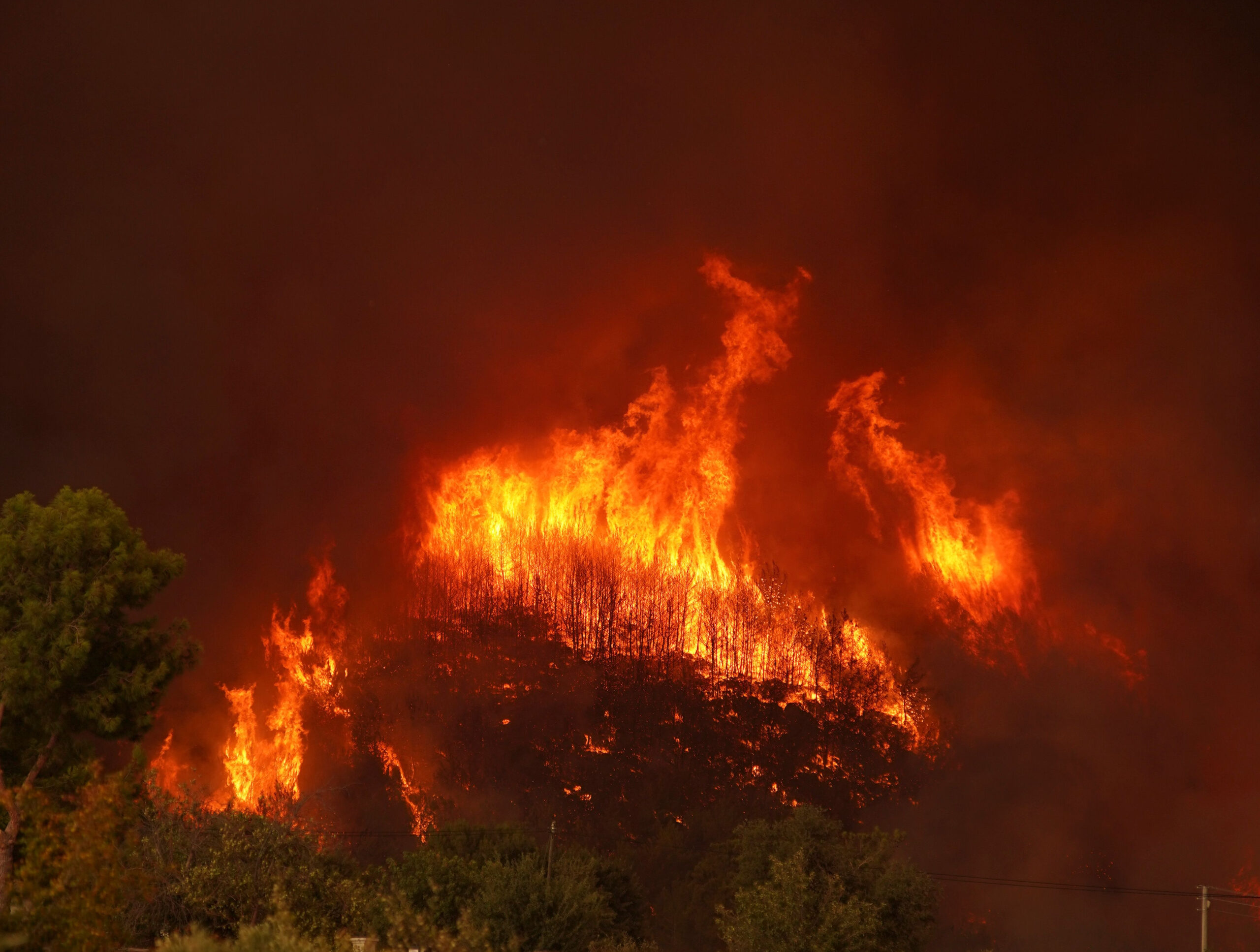 Omiš flames